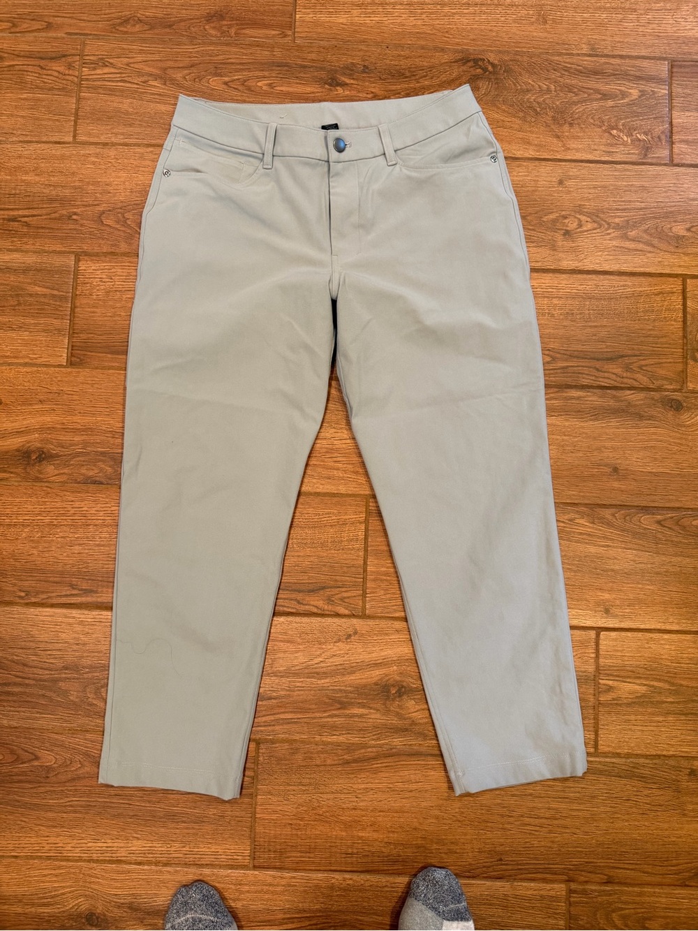 Lululemon Men's Slim Stretch Chino Pants - Light grey / 31x28